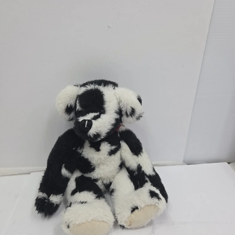 PAM KISNER The Bear Maker Artist Teddy Bear Plush Cow Vtg 1998 OOAK Signed